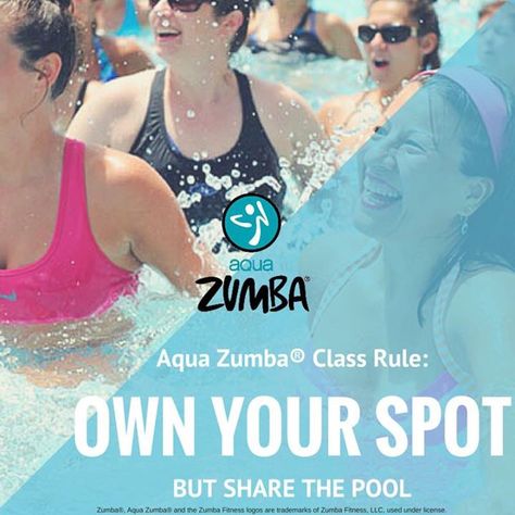 Aqua Zumba Zumba Poster Design, Zumba Poster, Aqua Zumba, Water Quotes, Fitness Board, Fun Graphics, Class Rules, Zumba Fitness, Zumba Workout