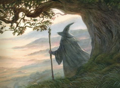 John Kenn, Alan Lee, John Howe, Middle Earth Art, Arte Peculiar, Lotr Art, Angel Warrior, Conceptual Artist, Gandalf