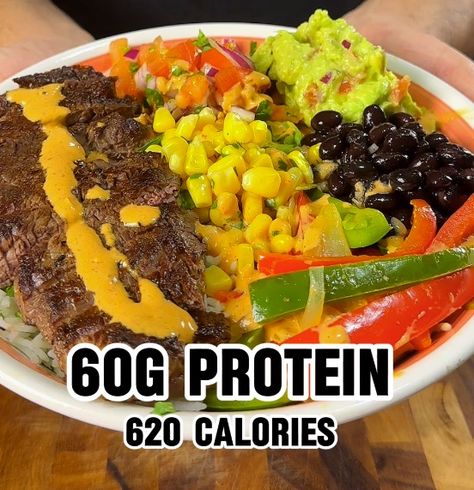 Protein Burrito Bowl, High Protein Steak Bowl, High Protein Burrito Bowl, High Protein Burrito, Steak Burrito Bowl Meal Prep, Low Carb High Protein Burrito, Protein Burrito, Steak Taco Seasoning, Steak Burrito Bowl Recipe