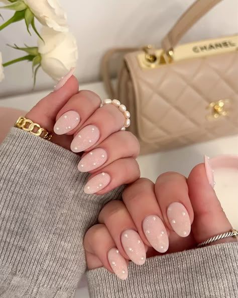 10002 Pieces 8 Sizes Nail Pearls … curated on LTK Pink Nails With White Pearls, Minimalist Nails Pearls, Mini Pearls On Nails, Almond Nails Designs Pearls, Engagement Nails With Pearls, Neutral Nails With Pearls, Cute Nails Pearls, Tiny Pearl Nails, Bridal Nails Wedding Pearl