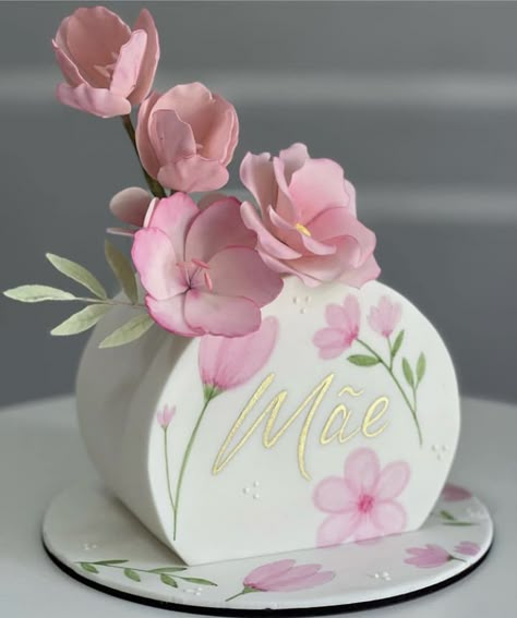 Birthday Cake For Mother Design Mom, Cake Recipes Easy, Cupcakes Design, Easy Cakes, Deco Pastel, Resipi Kek, Aesthetic Cake, Desserts Cake, Cake Aesthetic