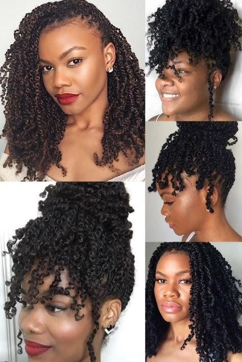 Passion Twists Wedding Hairstyle, Styling Small Twists, Passion Twists Wedding Hair, Styled Passion Twists, Style For Passion Twist, Styles For Passion Twist Crochet, Passion Twist Wedding Hairstyle, Fashion Twist Braids, Passion Twists On 4c Hair