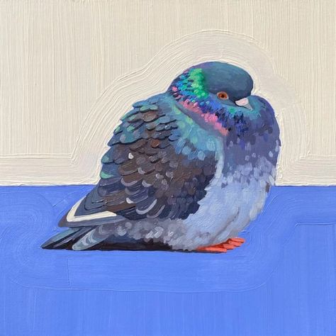 Dr Doolittle, Pigeon Art, Animals Kissing, Cute Pigeon, Kunstjournal Inspiration, Gouache Art, Waiting List, Human Art, Birds Painting