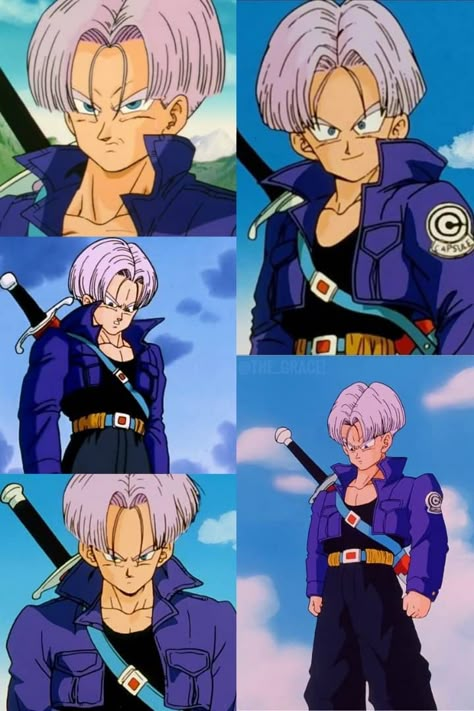 Trunks DBZ Dbz Outfits, Overwatch Skin Concept, Trunks Cosplay, Future Trunks Dbz, Trunks Wallpaper, Vegeta Y Trunks, Dbz Trunks, Trunks Dragon Ball, Romance Anime List