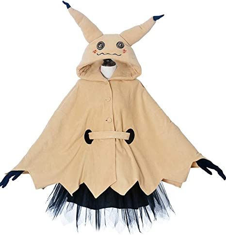 Amazon.com: Miccostumes Women's Mimikyu Cosplay Cloak with Skirt Belt Gloves : Clothing, Shoes & Jewelry Cute Mimikyu, Mimikyu Cosplay, Ghost Cosplay, Cosplay For Women, Anime Ghost, Pokemon Costumes, Pokemon Movies, Alt Clothes, Suit Cosplay