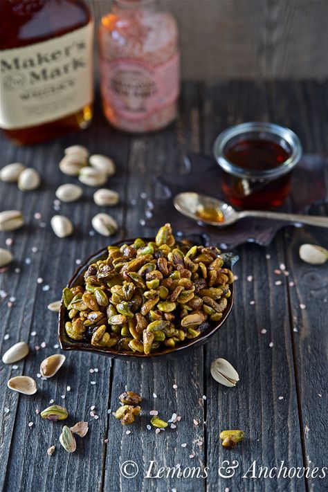 Bourbon Maple Toasted Pistachios Toasted Pistachios, Anchovy Recipes, Pistachio Recipes, Holiday Appetizer, Anchovies, Fabulous Foods, Small Bites, Food App, Snack Time