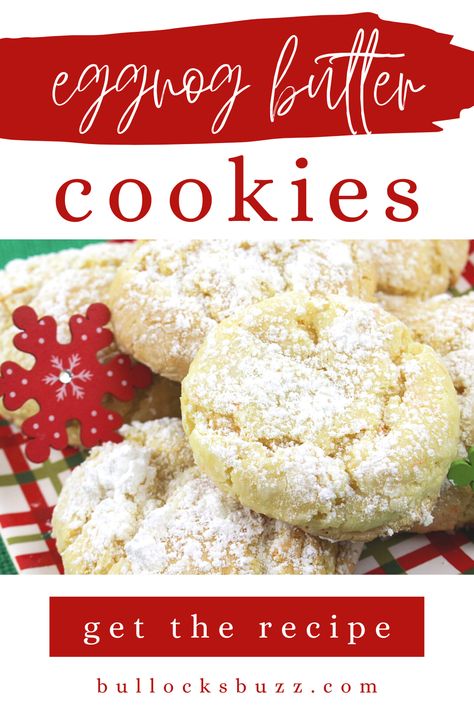 Eggnog Gooey Butter Cookies Recipe - A Delicious Holiday Treat! Eggnog Gooey Butter Cookies, Christmas Ooey Gooey Butter Cookies, Gooey Butter Cookies Recipe, Gooey Butter Cookies, Gooey Butter, Kitchen Smells, Butter Cookies Recipe, Ooey Gooey, Christmas 2022