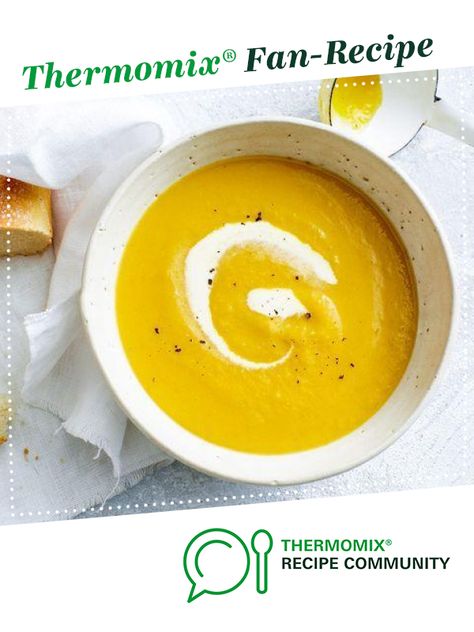 Thermomix Soup Recipes, Thermomix Pumpkin Soup, Thermomix Baking Recipes, Tm6 Recipes, Thermomix Recipes Dinner, Thermomix Soup, Thermomix Recipes Healthy, Mini Meals, Thermomix Baking