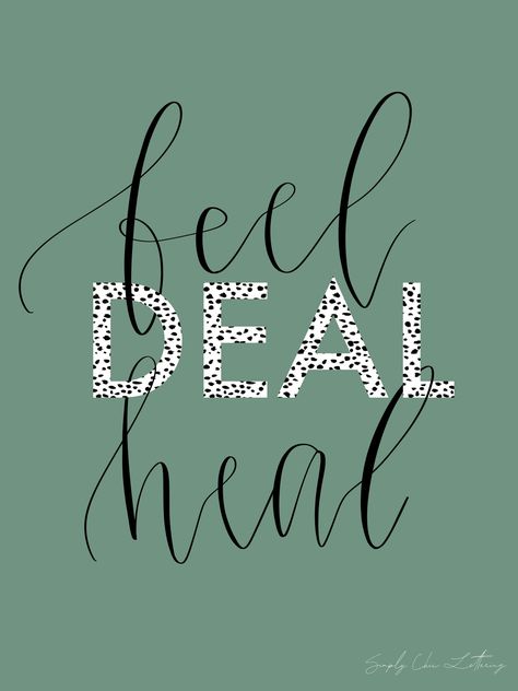 Feel Deal Heal #words #feelings #therapy  #wofw #wordoftheweek #dailyword #word #enjoy2020 #lettering #moderncalligraphy #modern #procreateart #procreatecalligraphy calligraphy #calligraphychallenge #calligraphyart #calligraphyprocreate #moderncalligraphy #calligraphyhobby #letteringcalligraphy #lettering #writingcalligraphy #quotes #quotestoliveby⠀#quotestagram #quotesoftheday #quotesdaily #quotesaboutlife #quotestags #quotesgram #quotesofinstagram #quotesandsayings Feel Deal Heal, Daily Word, Different Words, Calligraphy Art, Modern Calligraphy, Quotes To Live By, Life Quotes, Calligraphy, Healing