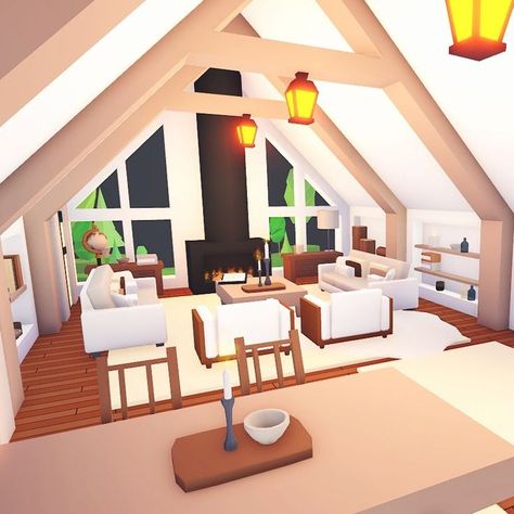 Adopt Me Small House Ideas, Bunker Home, Home Roblox, Preppy House, Queenslander House, Cottage Core House, Tiny House Cottage, Green House Design, Hangout Room