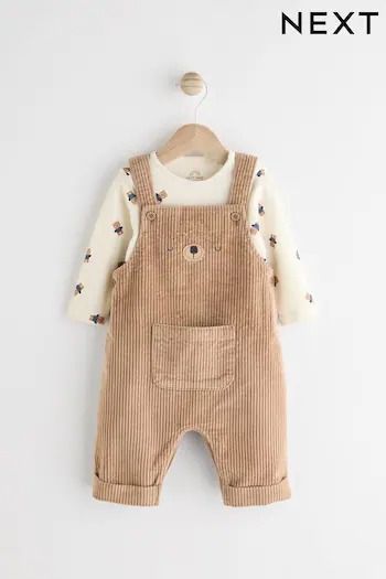 Baby Trending Neutrals | Next Official Site Corduroy Dungarees, Cotton Dungaree, Baby Dungarees, Teal Blue Color, Brown Babies, Black Wrap Dress, Cotton Baby, Dungarees