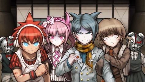 Warriors Of Hope Danganronpa, Jataro Kemuri, Masaru Daimon, Nagisa Shingetsu, Kotoko Utsugi, Ultra Despair Girls, Danganronpa Another, Monster Anime, Hope's Peak Academy