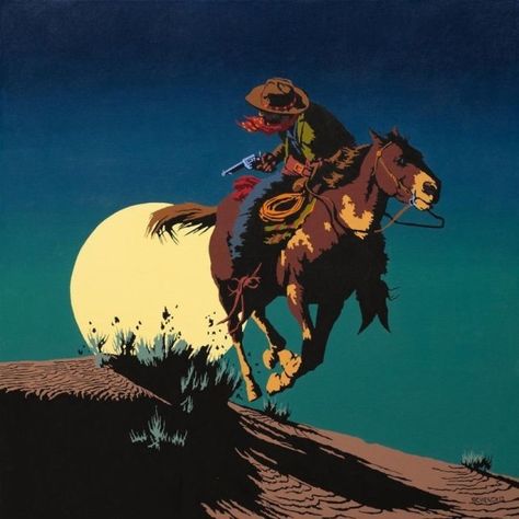 Billy Schenck, Western Artwork, Western Paintings, Spaghetti Western, West Art, Cowboy Art, Southwest Art, Western Art, A Horse