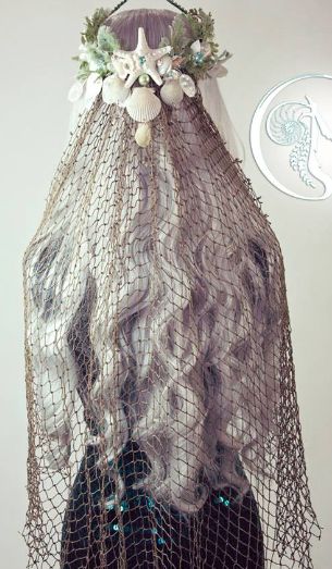 Ocean Goddess Costume, Water Nymphs Costume, Water Sprite Costume, Fishing Net Costume, Mermaid Witch Costume, Sea Witch Cosplay, Atlantis Theme Party Outfit, Water Witch Costume, Water Goddess Costume