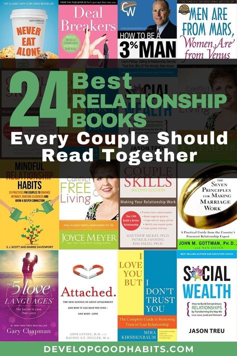 Best Books On Relationships, Books About Healthy Relationships, Best Books For Couples To Read Together, Books To Read Together Couples, Books On Relationships Couple, Marriage Books For Couples, Relationship Books For Women, Books On Dating, Books To Read As A Couple