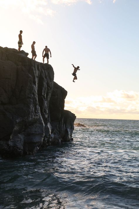 Jumping Into Water Aesthetic, Cliff Jump, Beach Fire, Cliff Diving, Bigger Boat, Manado, Summer Bucket Lists, Summer Feeling, Future Life