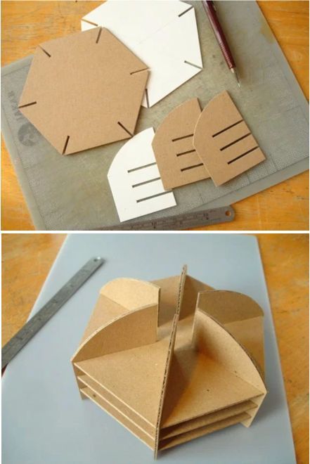 Art project From 2d To 3d, Cool Paper Crafts Easy, January Crafts For Kids, Paper Crafts Easy, Crafts For Kids Preschool, Cardboard Chair, 3d Art Projects, January Crafts, Cardboard Model