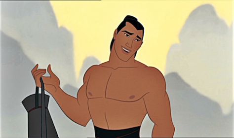 The Hottest Male Animated Characters Ever | Thought Catalog Lee Shang, Li Shang Mulan, Shang Mulan, Mulan 2, Disney Guys, Mulan 1998, Li Shang, Cartoon Crushes, Cartoon Drawing Ideas