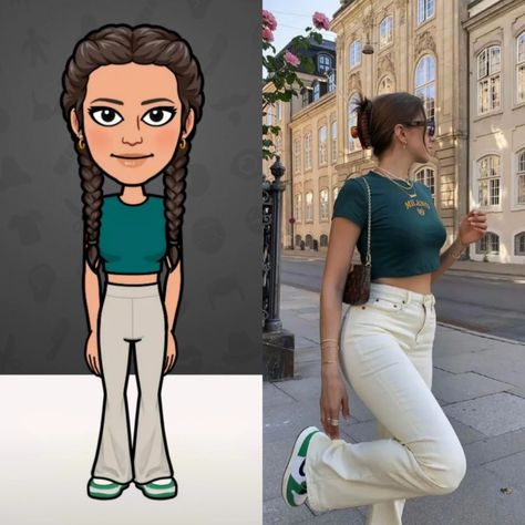 Bitmoji Winter Outfits, Snapchat Fits, Fall Bitmoji, Fall Bitmoji Outfits, Emoji Outfits, Outfits In Summer, Bitmoji Inspo, Bitmoji Snapchat, Bitmoji Outfits Baddie