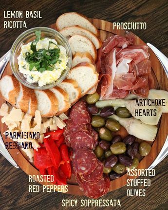 Holiday Antipasto Platter - Use delicious, fresh and store bought ingredients to make an impressive antipasto platter to bring to your next holiday party ~ www.mangiamichelle.com Bachelor Charcuterie Board, Thanksgiving Antipasto Platter, Anti Pasta Platter, Preakness Party, Antipasto Platters, Hawiian Party, Food Emoji, Octoberfest Party, Vegetarian Party