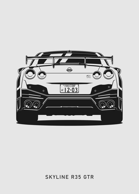 Skyline R35 GTR -  #Gtr #R35 #Skyline Nissan Gtr R35 Sketch, Nissan Gtr Tattoo, Nissan Gtr R35 Drawing, R35 Drawing, Gtr Tattoo, Gtr R35 Drawing, Gtr Sketch, Nissan Gtr Drawing, Gtr R35 Skyline