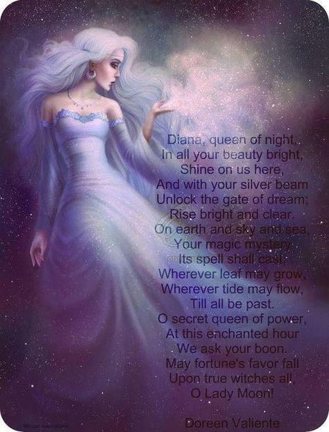 Diana - Queen of night Diana Mythology, Diana Moon Goddess, Pagan Prayers, Fantasy Werewolf, Healing Woman, Diana Goddess, Moon Goddesses, Witchcraft Stuff, Goddess Diana