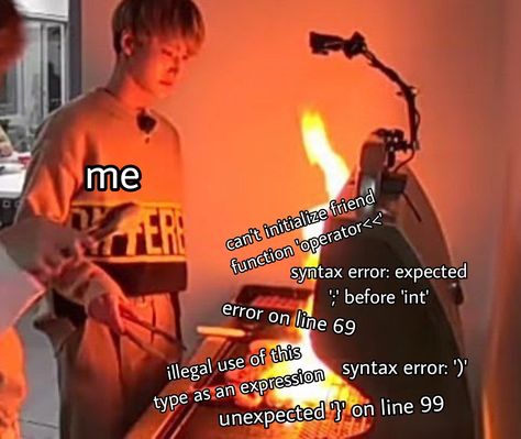 #computerscience #cs #coding #codingmeme #student Cs Student, Coding Memes, Computer Memes, Computer Science Major, Student Humor, Science Student, Syntax, Computer Science, Funny Memes