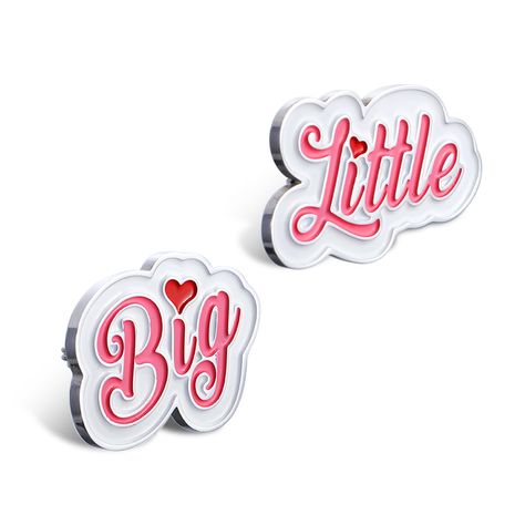 PRICES MAY VARY. ♫♫ Big Little Sorority Brooch Pin Gifts ♫♫ Sisters Gifts from Sister. This well-made Brooch Pin will catch your heart. Cute gift for Little and Big . Best Gift for your best sister, big sister, little sister, soul sister, soulmate sister, best friend, bff, besties, unbiological sister, bride, bridemaid, long distance sister, friends female, women, coworkers, work friends, her. A big surprise for her！ ♫♫ Thank You Appreciation Gifts for Big ♫♫ Great Thank You Gift for your Big! A Cheer Gift Baskets, Big Sorority Gifts, Cheer Big Sis Little Sis Gifts, Gifts For Your Big Sorority, Sorority Big Little Baskets, Big Little Gifts On A Budget, Big/little Sorority Gifts, Sorority Plaques Big Little, Sorority Pin Box