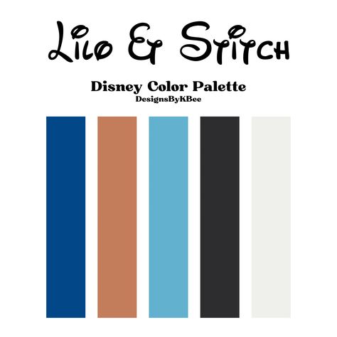 Disney Color Combos, Bracelet Color Combos Disney, Lilo And Stitch Color Palette, Stitch Color Pallete, Disney Color Schemes, Disney Colour Palette, Disney Princess Color Scheme, Disney Character Color Schemes, Disney Color Palette