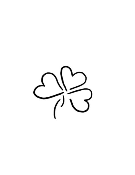 Shamrock Outline Tattoo, Celtic Tattoo For Women, Bird Ideas, Clover Tattoos, Cnc Ideas, Three Leaf Clover, Celtic Tattoo, Insta Icon, Small Tattoo Designs