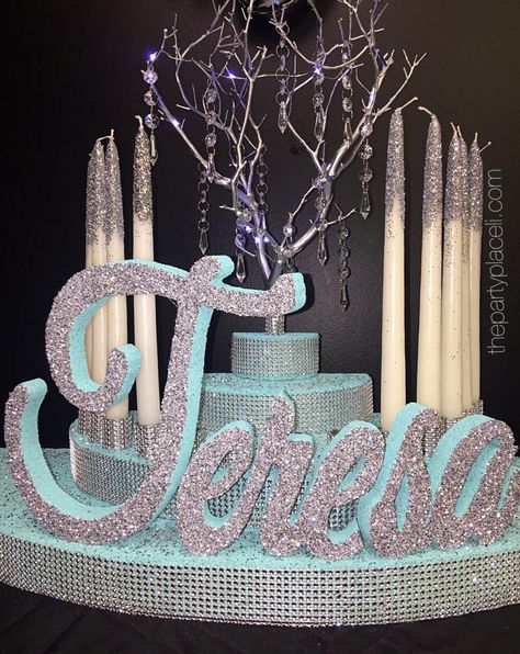 Round candelabra with crystal tree sweet 16 Sweet 16 Candles, Ombre Candle, Sweet 16 Candelabra, Candle Lighting Ceremony, Sweet 16 Party Favors, Sweet 16 Centerpieces, Sweet 16 Party Decorations, Manzanita Tree, 16 Candles