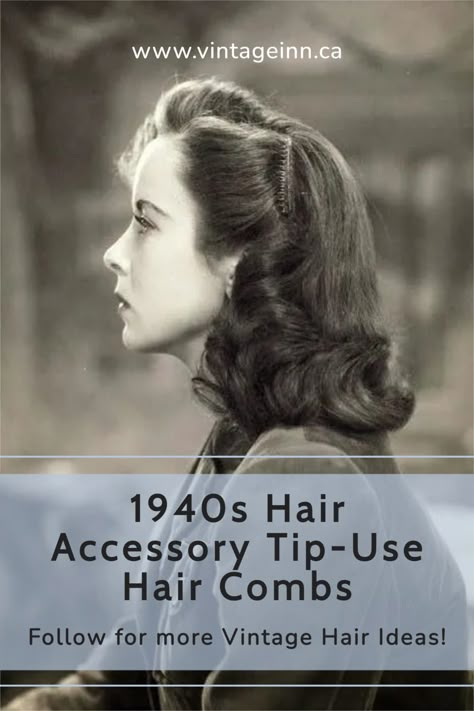 1940 Short Hairstyles, 1940s Haircut Woman, 1940s Hairstyles With Hats, Simple 1940s Hairstyles, 1940s Hair Accessories, 1940s Hairstyles For Long Hair Tutorial, 1940s Bangs, 1940 Accessories, 1940s Hairstyles Tutorial