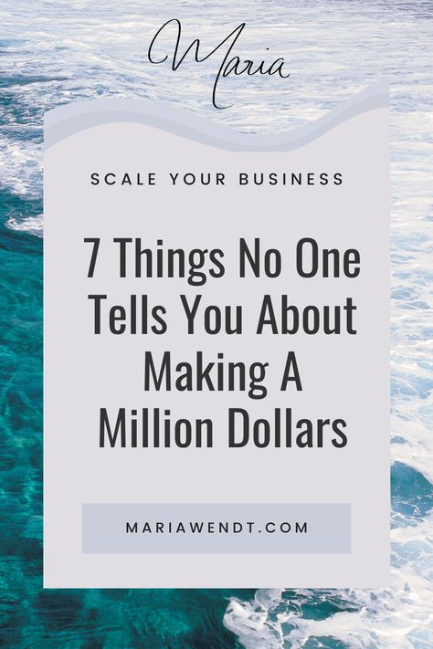 In case you haven’t heard it before, there’s a very big difference between pulling in a millie in cash and having a net worth of a million dollars. I just created a blog that shares the 7 things no one tells you about making a million dollars. This is very important things you need to know when you learn how to scale your business. These are 7 practical tips that I wish I knew before scaling my business to a million dollars. 3 Million Dollars, 5 Million Dollars, 10 Million Dollars, 5 Year Plan, 1 Million Dollars, Get Clients, 2 Million Dollars, American Dollar, One Million Dollars