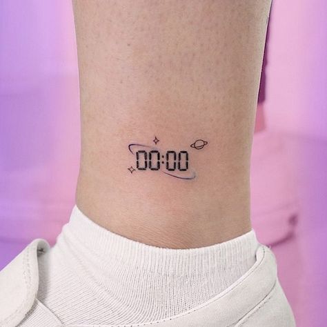 Bts 00:00 Tattoo, 00 00 Tattoo, 00:00 Tattoo, Kpop Tattoos, Army Accessories, Army Tattoos, Bts Tattoos, Cute Hand Tattoos, Alien Tattoo