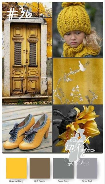 Denita Wright | Colour INKSpiration Decoration Shabby, Color Schemes Colour Palettes, Mood Colors, Color Collage, Bath Room, Colour Board, A Collage, Color Stories, Mellow Yellow