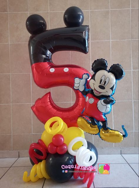 Mickey Mouse Balloon, Mickey Mouse Themed Birthday Party, Mickey Balloons, Decorations Party, Balloon Animals, Balloon Decorations Party, Balloon Bouquet, Balloon Decorations, Birthday Party Themes