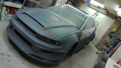 Galant VR4 with full custom one of a kind WIDEbody kit Mitsubishi Galant Modified, Mitsubishi Suv, Galant Vr4, Car 90s, Mitsubishi 3000gt, Good Looking Cars, Mitsubishi Cars, Forza Motorsport, Mitsubishi Outlander Sport