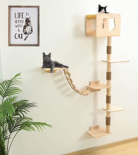 Cat Climbing Shelves, Cat Climber, Wooden Cat House, Cat Climbing Tree, Cat Shelf, Cat Wall Shelves, Cat Tree House, Cat Wall Furniture, Wall Furniture