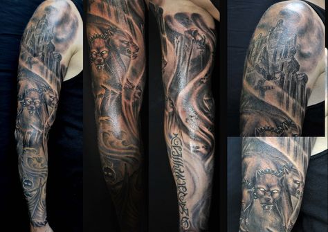 greek underworld sleeve | by bodhibosatsu Greek Underworld Tattoo, Underworld Tattoo, Greek Underworld, Underworld, Polynesian Tattoo, Tattoos, Quick Saves