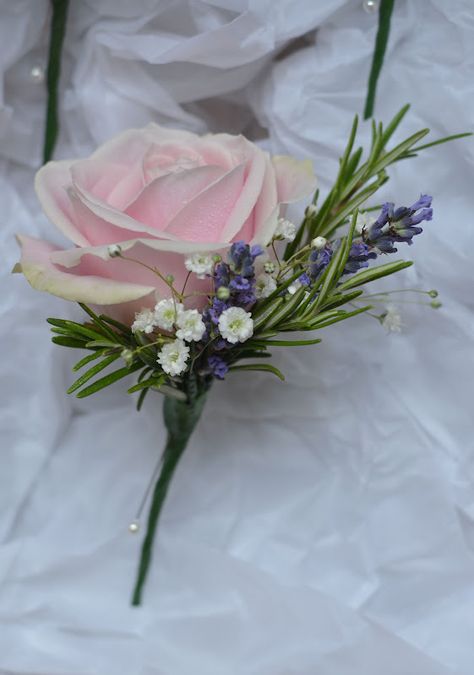 Wedding Buttonholes, Summer Wedding Flowers, Prom Corsage And Boutonniere, Button Holes Wedding, Choosing Me, Rose Lavender, Wedding Reception Flowers, Corsage Prom, Ivory Roses