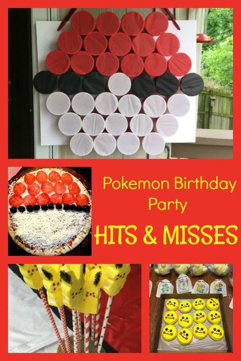 For my son’s Pokemon birthday party, I tried out lots of ideas to see what would be a hit or a miss. For your Pokemon birthday party, check out how these ideas scored. #BirthdayParty #Birthdays #BirthdayIdeas #BirthdayParties #Pokemon #PokemonParty #PokemonBirthdayParty #BoysBirthdayParty #SunflowerMom Bday Party Games, Pokemon Birthday Invites, Pokemon Birthday Party Ideas, Pokemon Party Decorations, Pokemon Themed Party, Lucario Pokemon, Spa Birthday Parties, Pokemon Birthday Party, Pokemon Party