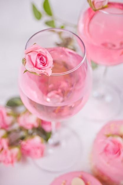 Download this Premium Photo about Two glasses with pink grape wine with rose flowers. romantic dinner concept., and discover more than 49 Million Professional Stock Photos on Freepik. #freepik #photo #rosewine #winetasting #wine Wine With Flowers, Roohafza Recipe, Aesthetic Glass, Grape Wine, Flowers Romantic, The White Princess, Romantic Dinner, Acrylic Designs, Romantic Dinners