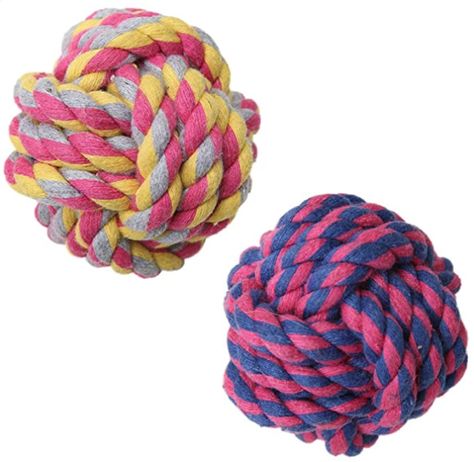 What Toys Should I Get for My Puppy? - Mishi Pets Dog Rope Toy, Knot Ball, Tough Dog Toys, Dog Teeth Cleaning, Dog Toy Ball, Pet Cleaning, Dog Ball, Dog Teeth