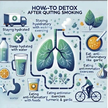 🌬 How to Detox Your Lungs After Quitting Smoking: 1. Stay Hydrated: Drinking plenty of water helps flush out toxins and clear mucus from your lungs. 2. Practice Deep Breathing: Simple breathing exercises can help open your airways and increase lung capacity. Try diaphragmatic breathing for 10 minutes a day. 3. Eat Anti-Inflammatory Foods: Incorporate foods like turmeric, garlic, and green tea into your diet. These ingredients reduce inflammation and support lung detoxification. 4. Ex... Healing Lungs, Lung Detoxification, Clear Mucus, Clear Lungs, Increase Lung Capacity, Flush Out Toxins, Diaphragmatic Breathing, Deep Breathing, Drinking Alcohol