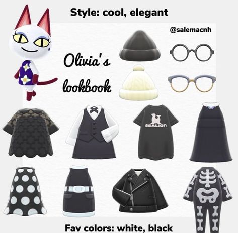 Acnh Olivia, Acnh Lookbook, Acnh Villagers, Cat Island, Animal Crossing Guide, Animal Crossing Characters, Ootd Winter, Animal Crossing Villagers, Acnh Inspo