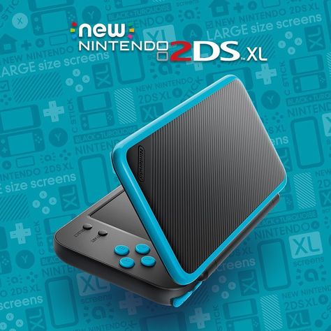 Play in style with the new Nintendo 2DS XL, now available at #NintendoNYC!” Wallpaper Nintendo, Xl Wallpaper, 2ds Xl, Nintendo Ds Games, Nintendo 2ds, Nintendo 3ds Xl, Family Systems, 3ds Xl, New Video Games