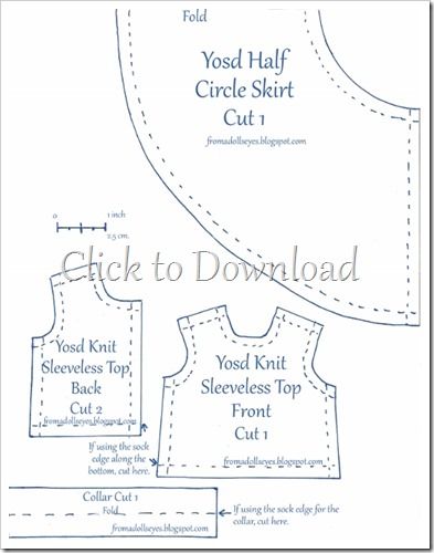 Bjd Clothes Pattern, Half Circle Skirt Pattern, Bjd Pattern, Yosd Bjd, Diy Doll Clothes Patterns, Half Circle Skirt, Circle Skirt Pattern, Bjd Clothes, Dolls Clothes Diy