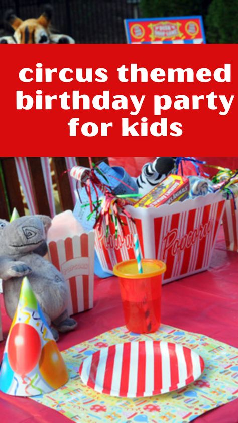 Circus Themed Birthday Party Circus Theme One Year Birthday, Circus First Birthday Party Boy, Two Year Old Circus Birthday, Circus Theme Invitations 1st Birthdays, One Year Old Circus Birthday, Circus Birthday Party Theme, Easy Kids, Baby First Birthday, Fun Snacks