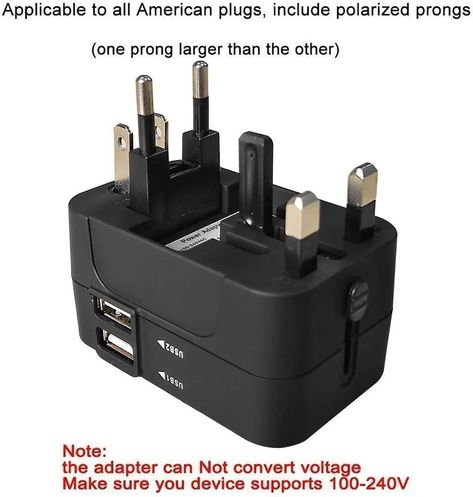 Stay powered up on your global adventures with the RTS Universal Travel Adapter! Compatible in over 150 countries, this all-in-one adapter keeps your devices charged with dual USB ports and built-in safety features. Compact, portable, and perfect for any traveler. 🌍🔌 Comment or DM us for the Amazon Product link. #ShopWay #AmazonFinds #AmazonProduct #TravelEssentials #StayCharged #UniversalAdapter #RTSAdapter #TravelSmart Universal Travel Adapter, Universal Adapter, Travel Charger, Travel Adapter, Travel Wardrobe, Adapter Plug, Charger Adapter, Power Outlet, Wall Charger