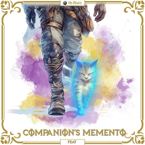 DnD 5e Feat Companion's Memento by Me.Mimic Dnd 5e Homebrew Gauntlets, Dnd Objects, Dnd Artifacts, Dnd Feats, Dnd Enemies, Ranger Dnd, Homebrew Items, Dnd Bard, I Will Miss You